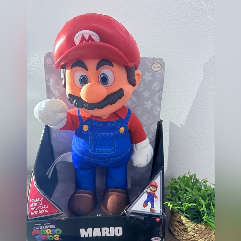 Target Super Mario Action Figure - Red, Blue, White